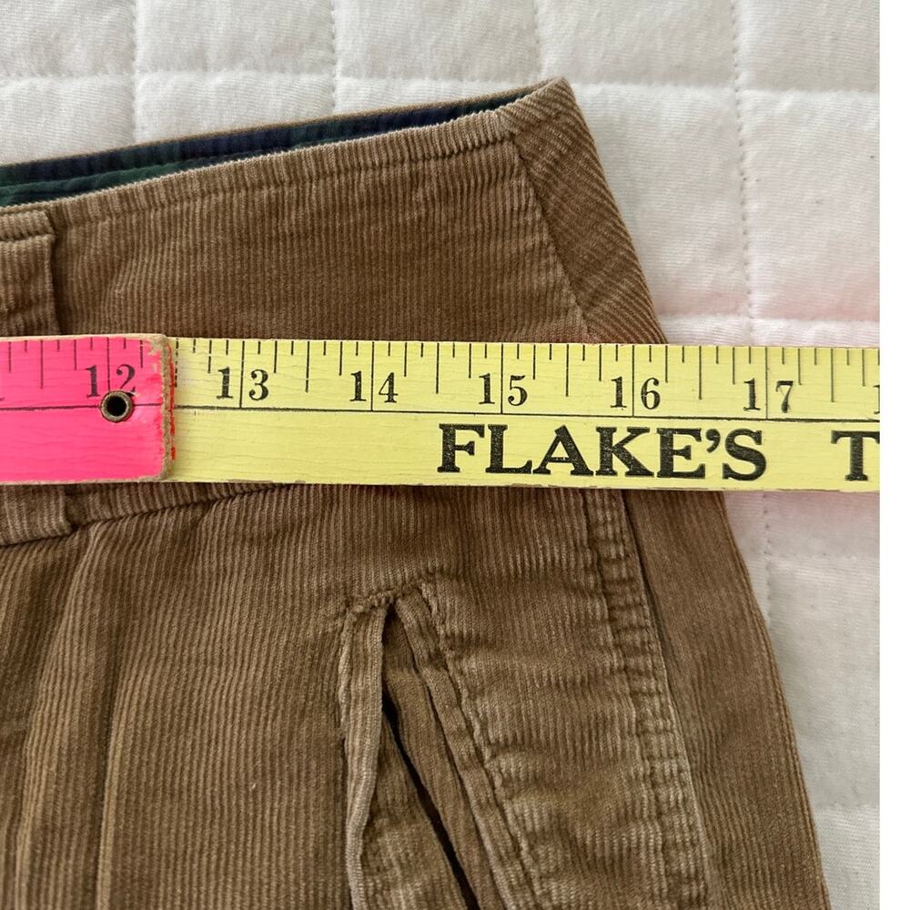 Vintage Ralph Lauren Corduroy Pants 8 Brown Cargo Adjustable Cinch Hem Y2K - Picture 7 of 13
